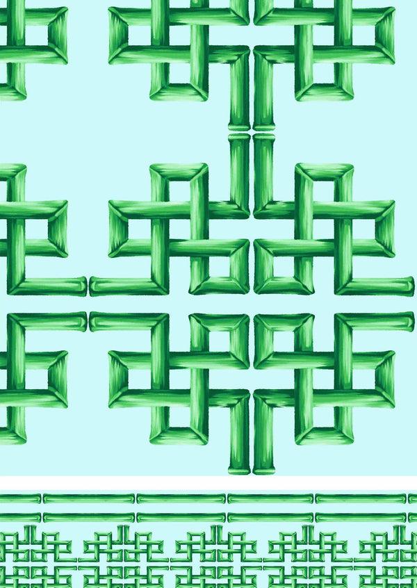 Samantha Sung [Create Your Own] Cotton Musola (Bamboo Grove Pastel)