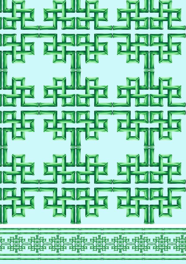 Samantha Sung [Create Your Own] Cotton Musola (Bamboo Grove Pastel)