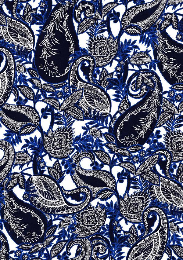 Samantha Sung [Create Your Own] Cotton Musola (Cachemire Paisley White)