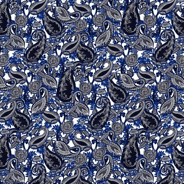 samantha sung [Create Your Own] Cotton Musola (Cachemire Paisley White)