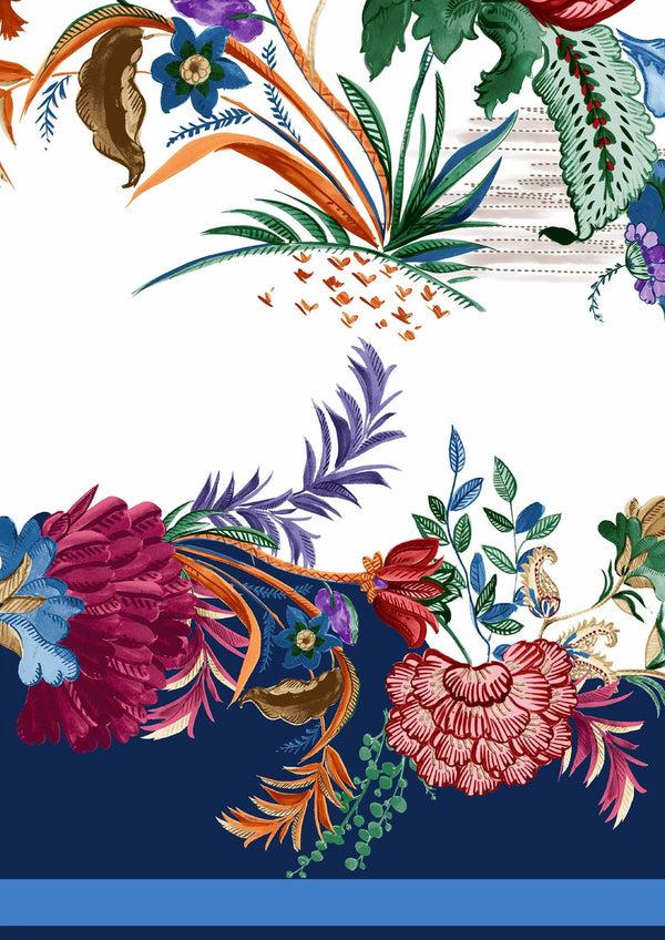 Samantha Sung [Create Your Own] Cotton Musola (Eastern Paisley Flower)