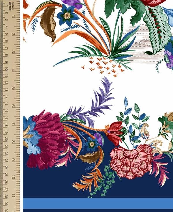 Samantha Sung [Create Your Own] Cotton Musola (Eastern Paisley Flower)