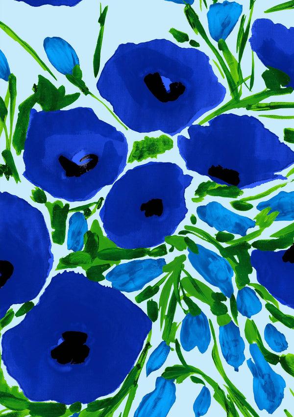 Samantha Sung [Create Your Own] Cotton Musola (Fiori Poppy Big Pastel)