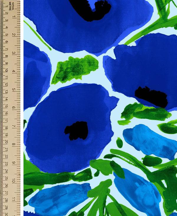 Samantha Sung [Create Your Own] Cotton Musola (Fiori Poppy Big Pastel)