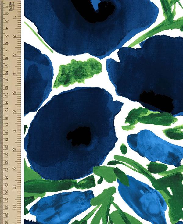 Samantha Sung [Create Your Own] Cotton Musola (Fiori Poppy Big White)