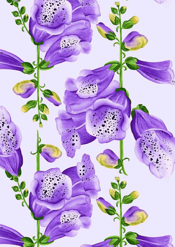Samantha Sung [Create Your Own] Cotton Musola (Fox Glove Flower Small Pastel)
