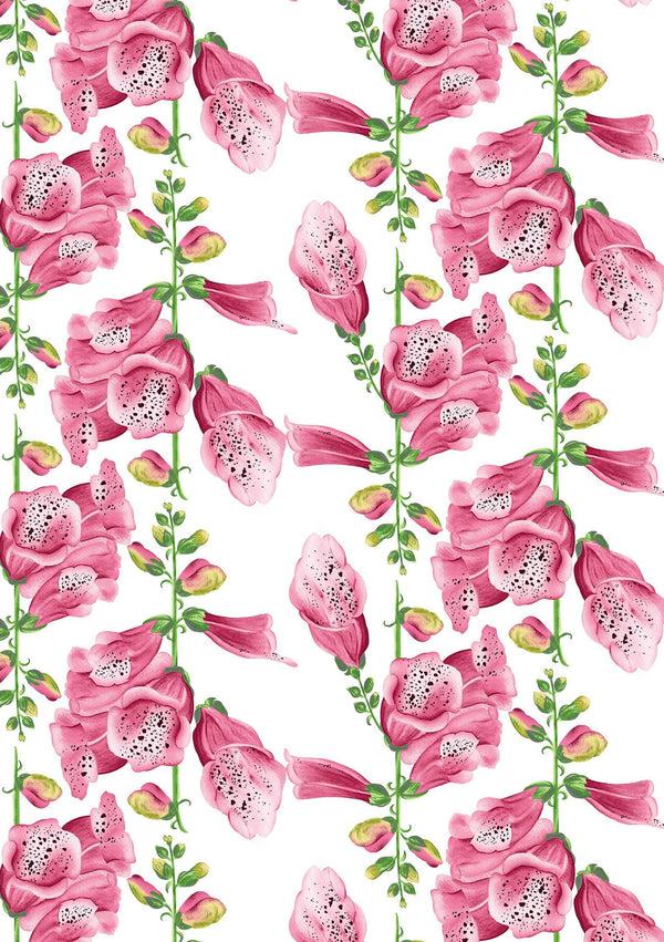 Samantha Sung [Create Your Own] Cotton Musola (Fox Glove Flower Small White)