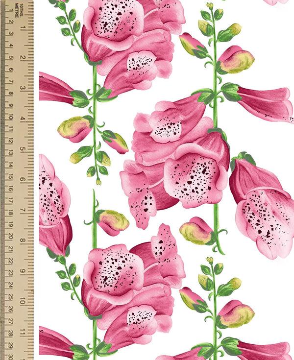 Samantha Sung [Create Your Own] Cotton Musola (Fox Glove Flower Small White)