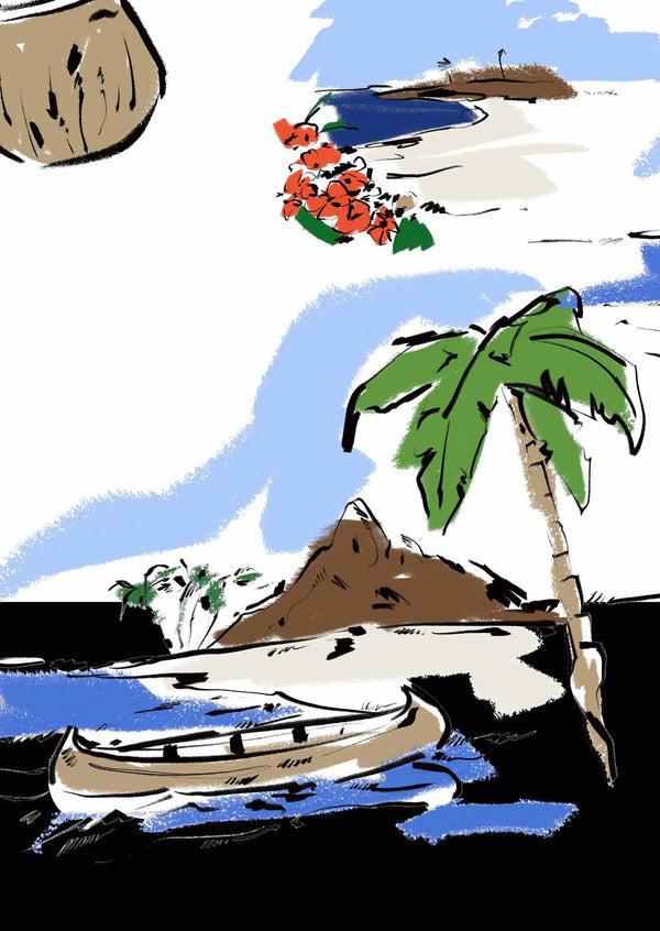 Samantha Sung [Create Your Own] Cotton Musola (Hawaiian Souvenir)