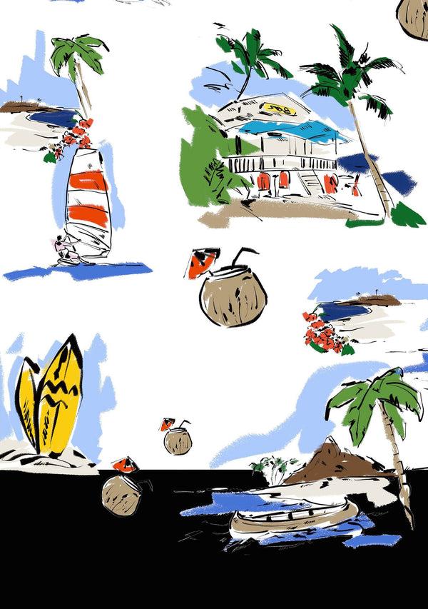 Samantha Sung [Create Your Own] Cotton Musola (Hawaiian Souvenir)