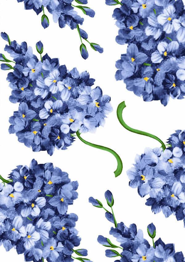 Samantha Sung [Create Your Own] Cotton Musola (Lilac Bunch Large White)