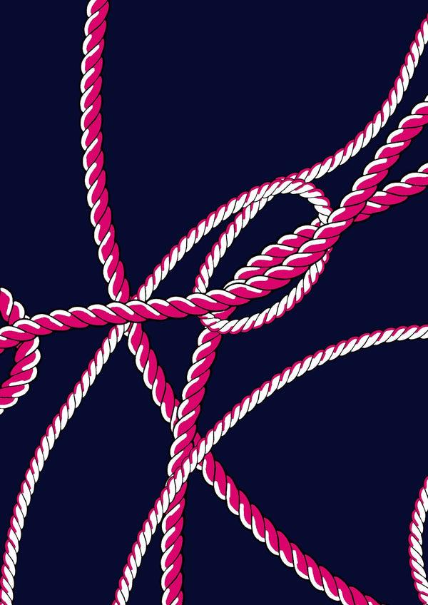 Samantha Sung [Create Your Own] Cotton Musola (Nautical Rope Indigo)