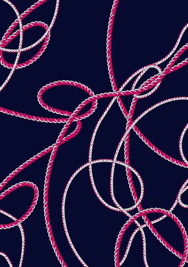 Samantha Sung [Create Your Own] Cotton Musola (Nautical Rope Indigo)
