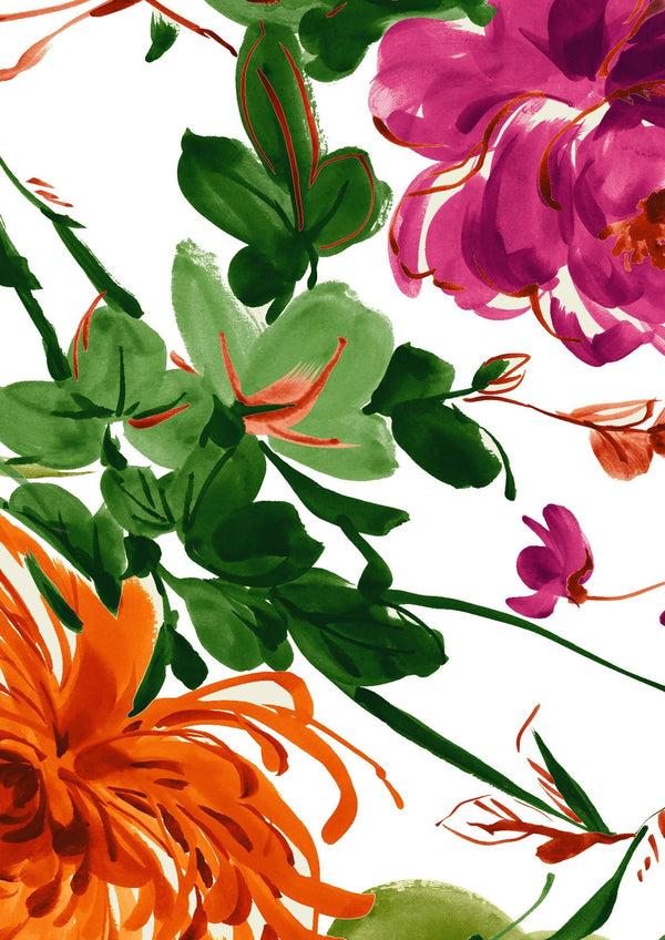 Samantha Sung [Create Your Own] Cotton Musola (Oriental Flower Ombre)