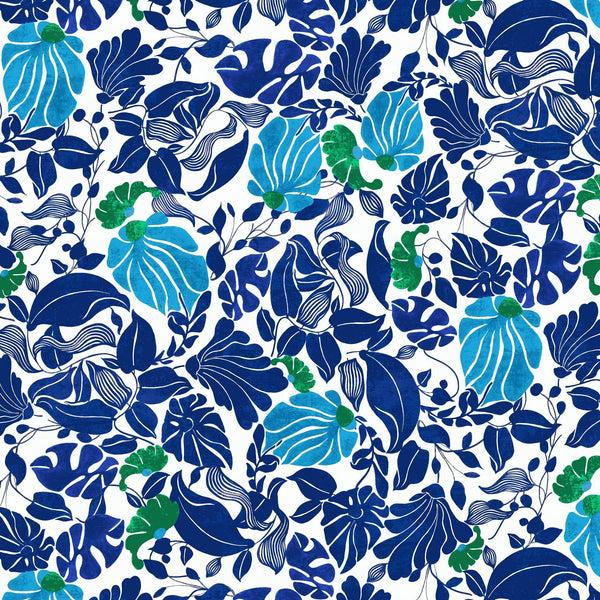 samantha sung [Create Your Own] Cotton Musola (Pacific Monster Leaves White)