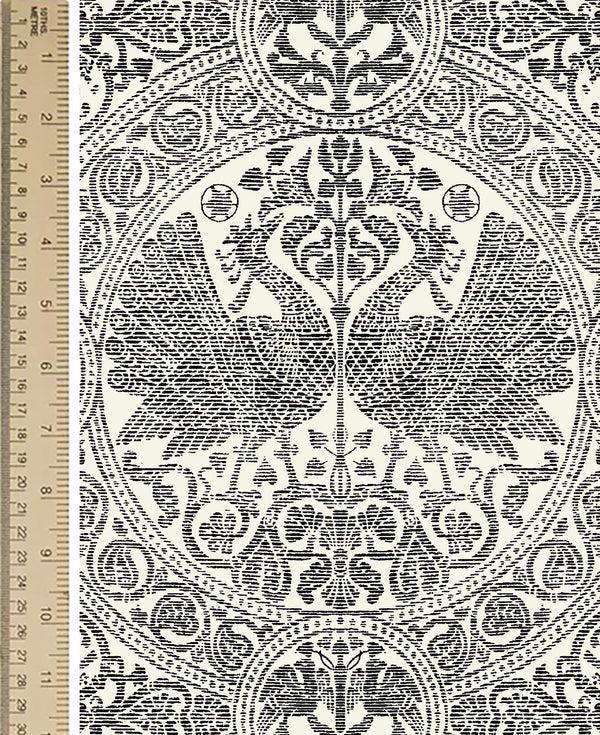 Samantha Sung [Create Your Own] Cotton Musola (Peacock Toile Pastel)