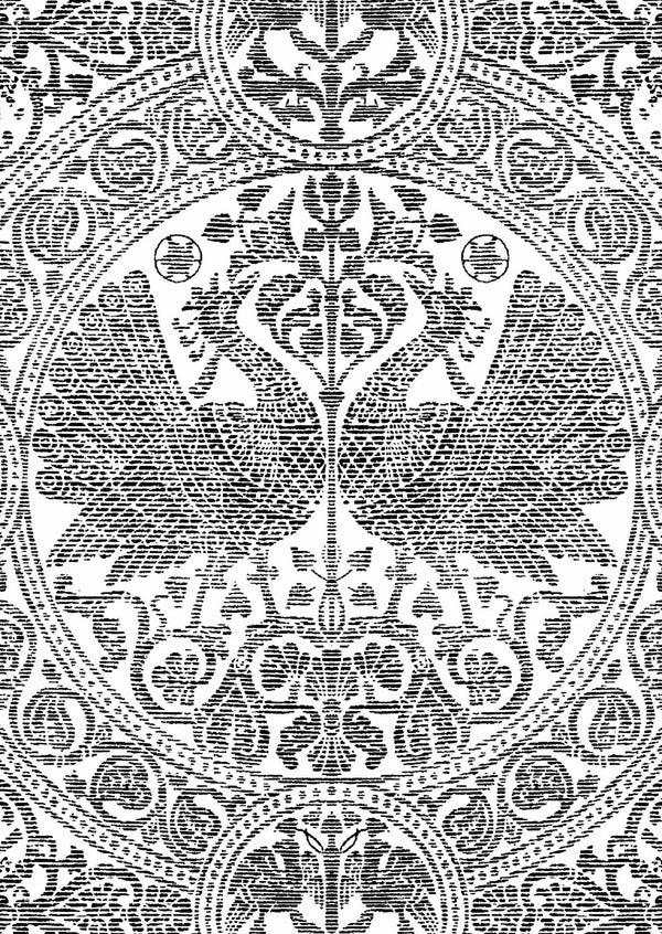 Samantha Sung [Create Your Own] Cotton Musola (Peacock Toile White)