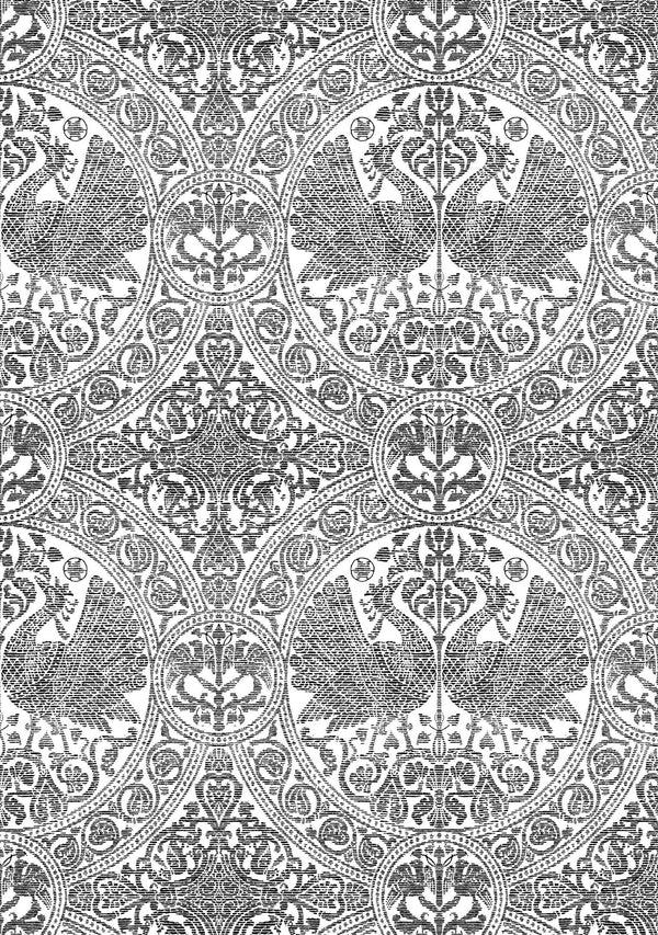 Samantha Sung [Create Your Own] Cotton Musola (Peacock Toile White)