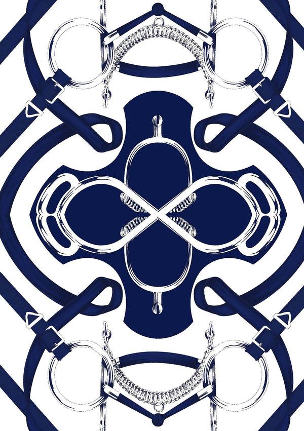 Samantha Sung [Create Your Own] Cotton Musola (Secretariat Horse White Bright)