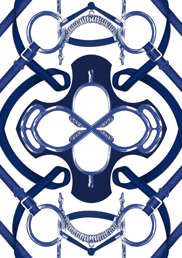 Samantha Sung [Create Your Own] Cotton Musola (Secretariat Horse White Pastel)