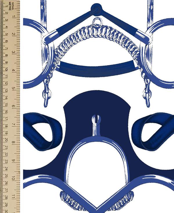 Samantha Sung [Create Your Own] Cotton Musola (Secretariat Horse White Pastel)