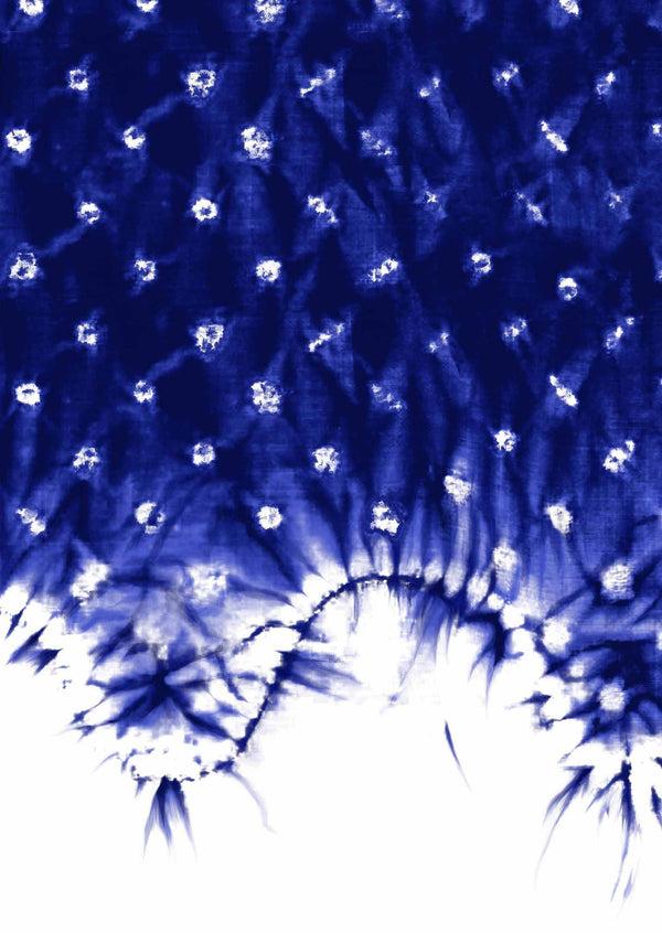 Samantha Sung [Create Your Own] Cotton Musola (Shibori Midnight)