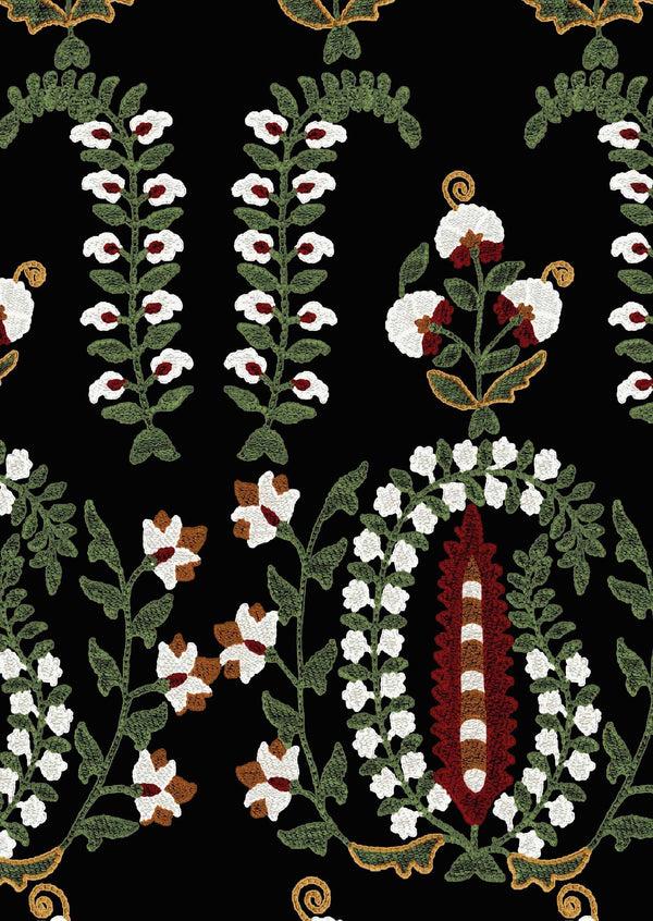 Samantha Sung [Create Your Own] Cotton Musola (Suzani Ferns)