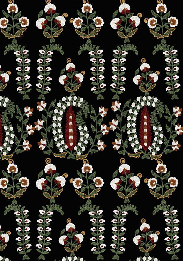 Samantha Sung [Create Your Own] Cotton Musola (Suzani Ferns)