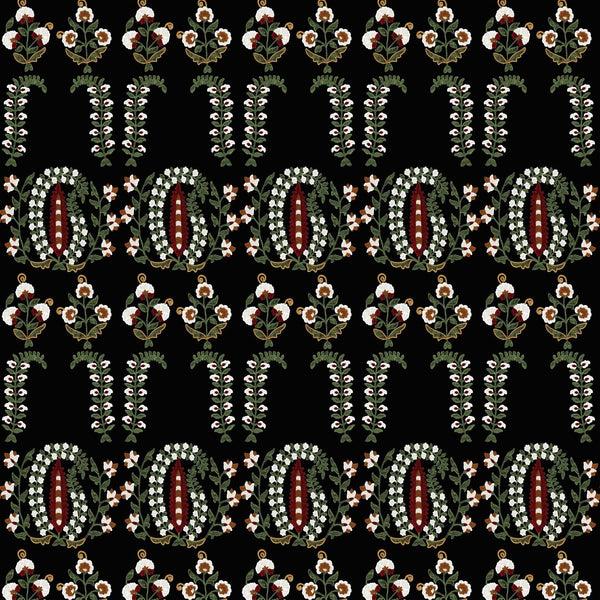 samantha sung [Create Your Own] Cotton Musola (Suzani Ferns)