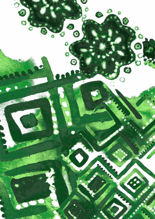 Samantha Sung [Create Your Own] Cotton Musola (Tie Dye Izmir Small White)