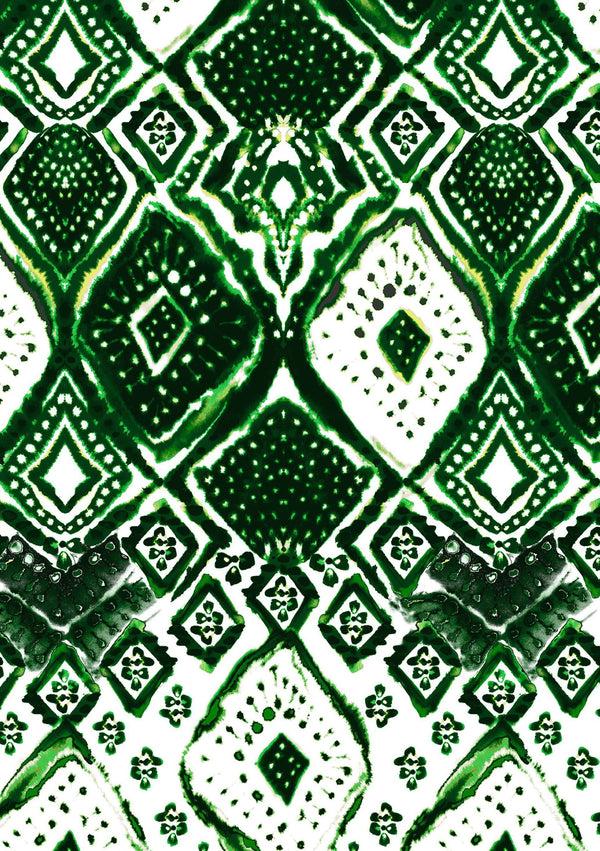 Samantha Sung [Create Your Own] Cotton Musola (Tie Dye Maldives White)