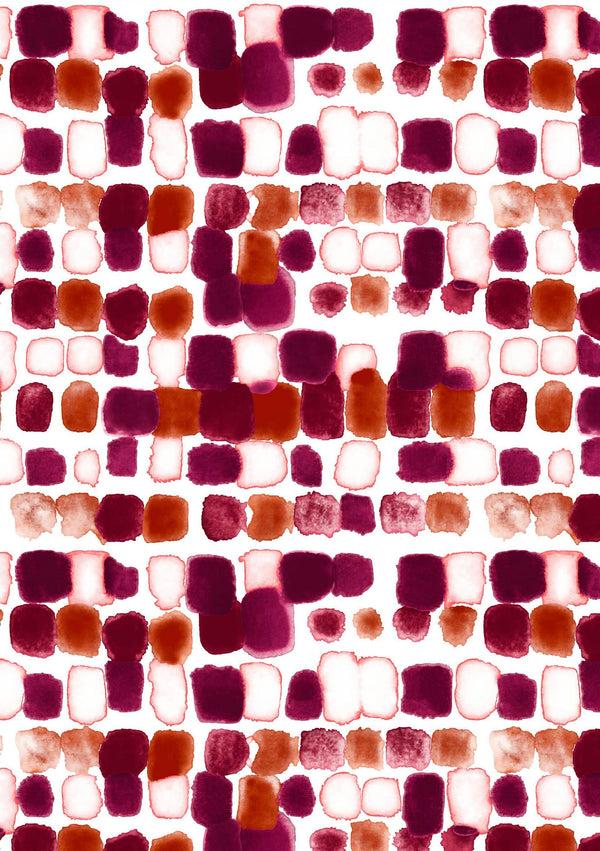 Samantha Sung [Create Your Own] Cotton Musola (Tie Dye Square Multi White)