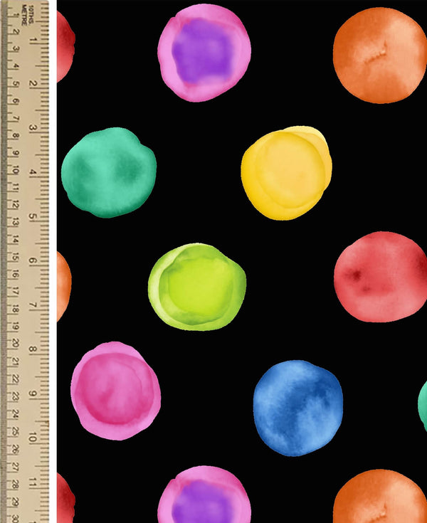 Samantha Sung [Create Your Own] Cotton Musola (Watercolor Dots Big)