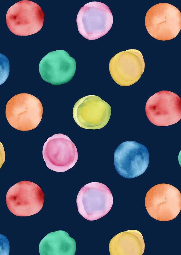 Samantha Sung [Create Your Own] Cotton Musola (Watercolor Dots Small)