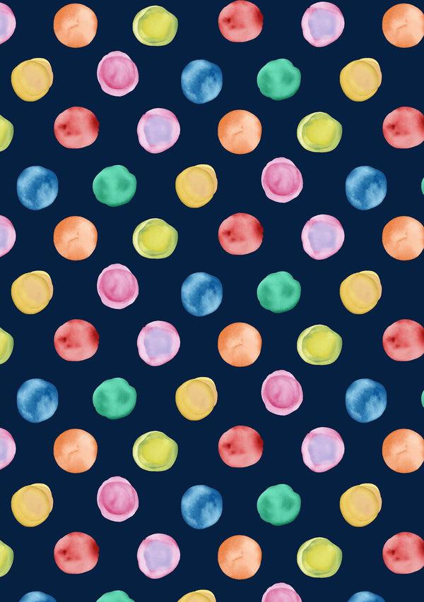 Samantha Sung [Create Your Own] Cotton Musola (Watercolor Dots Small)