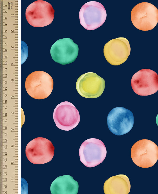 Samantha Sung [Create Your Own] Cotton Musola (Watercolor Dots Small)