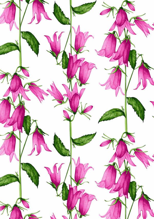 Samantha Sung [Create Your Own] Cotton Stretch (Blue Bell Flower Small White)