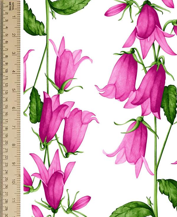 Samantha Sung [Create Your Own] Cotton Stretch (Blue Bell Flower Small White)