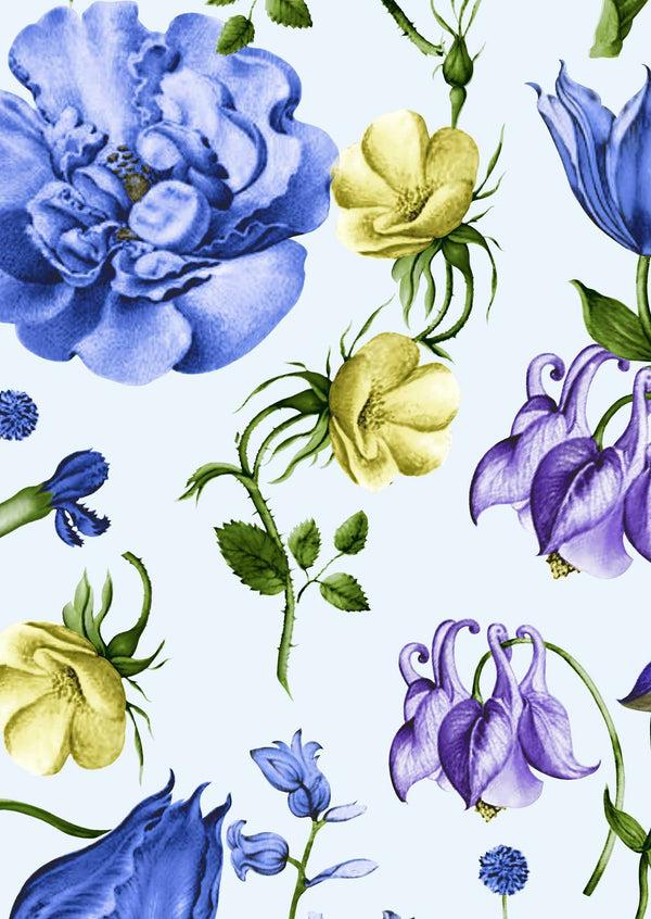 Samantha Sung [Create Your Own] Cotton Stretch (Botanic Wallpaper)