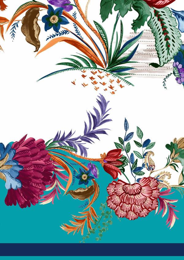 Samantha Sung [Create Your Own] Cotton Stretch (Eastern Paisley Flower)