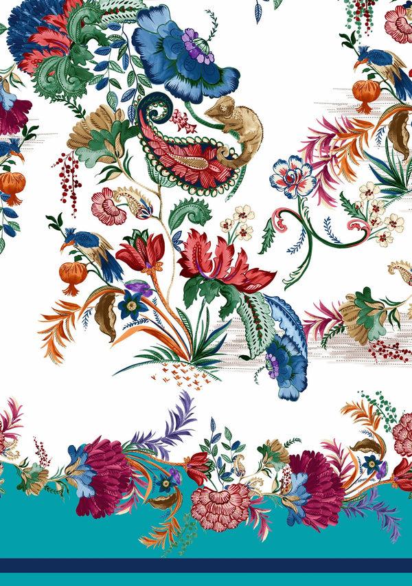 Samantha Sung [Create Your Own] Cotton Stretch (Eastern Paisley Flower)