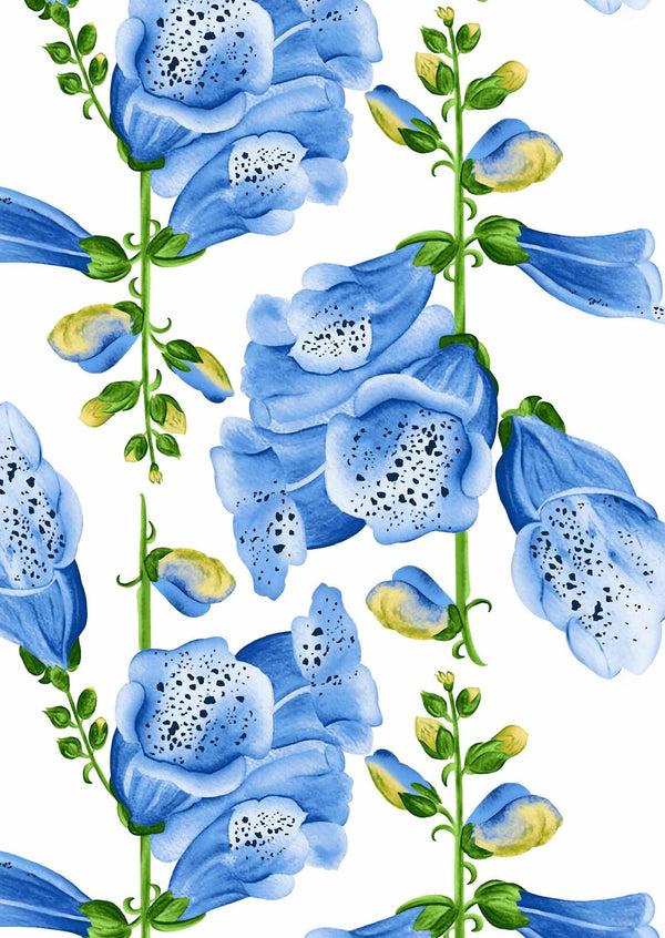 Samantha Sung [Create Your Own] Cotton Stretch (Fox Glove Flower Small White)