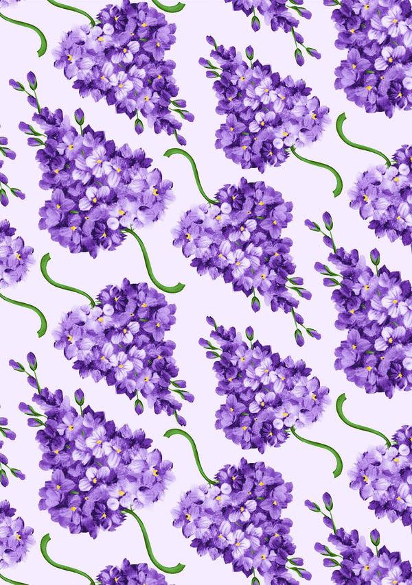 Samantha Sung [Create Your Own] Cotton Stretch (Lilac Bunch Large Pastel)
