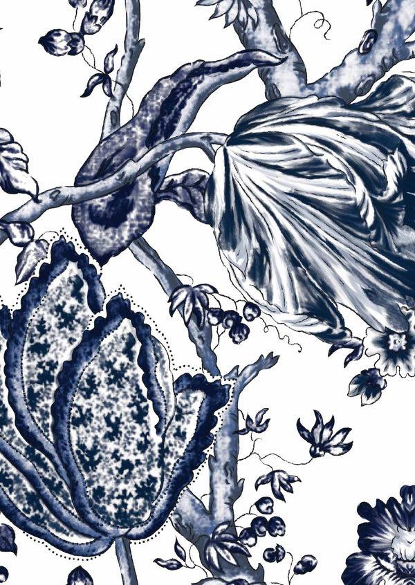 Samantha Sung [Create Your Own] Cotton Stretch (Lillie Toile White)