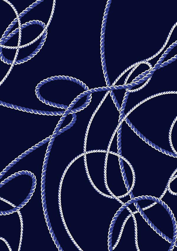 Samantha Sung [Create Your Own] Cotton Stretch (Nautical Rope Indigo)