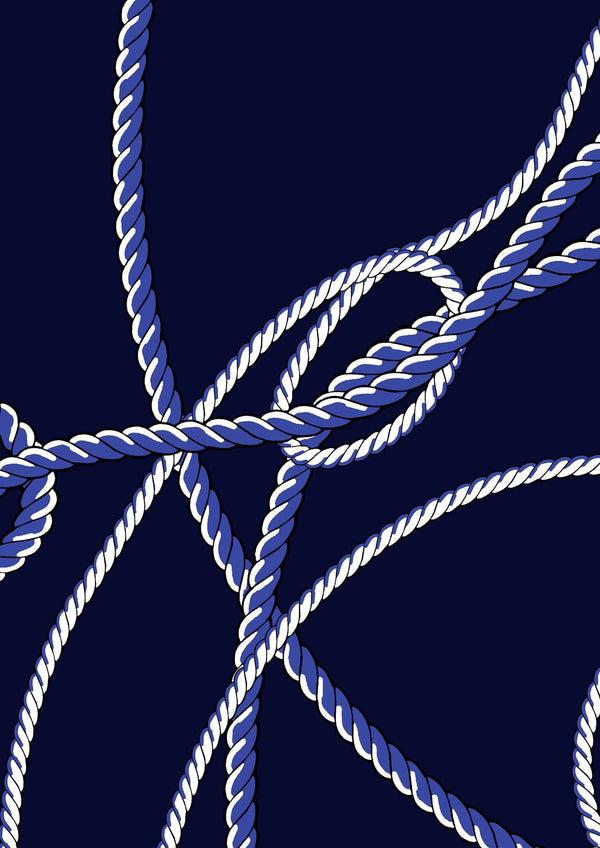 Samantha Sung [Create Your Own] Cotton Stretch (Nautical Rope Indigo)