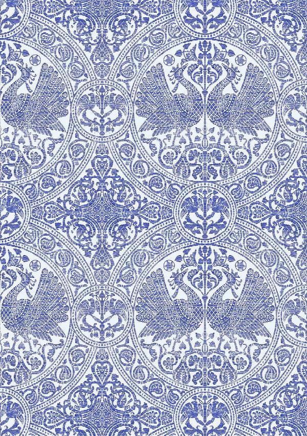 Samantha Sung [Create Your Own] Cotton Stretch (Peacock Toile Pastel)