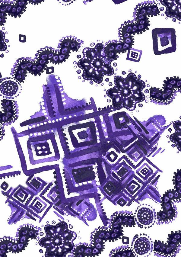 Samantha Sung [Create Your Own] Cotton Stretch (Tie Dye Izmir Small White)