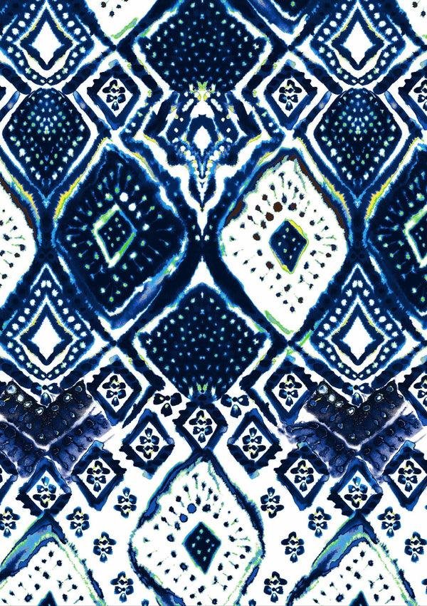 Samantha Sung [Create Your Own] Cotton Stretch (Tie Dye Maldives White)