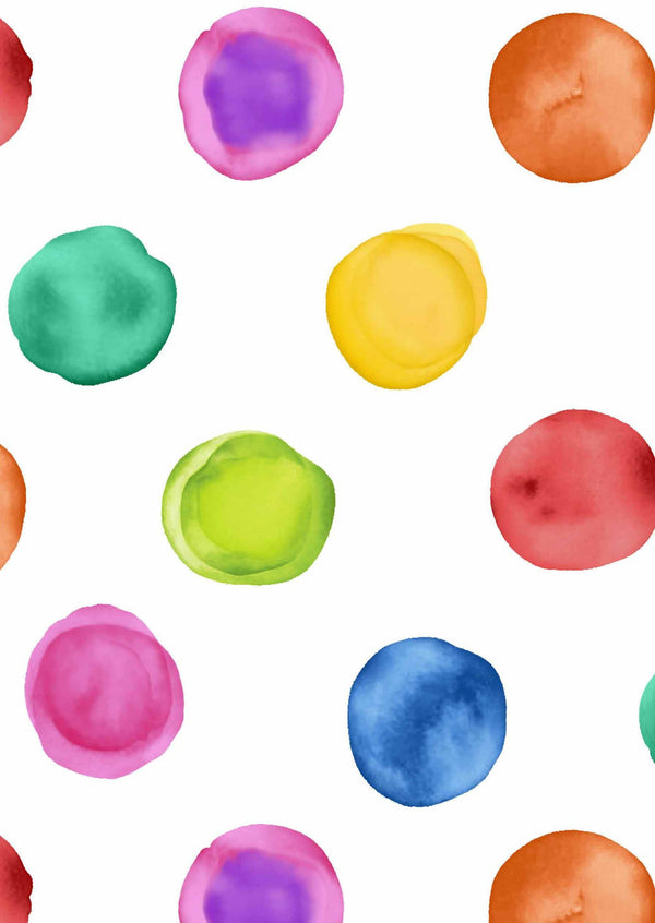 Samantha Sung [Create Your Own] Cotton Stretch (Watercolor Dots Big)